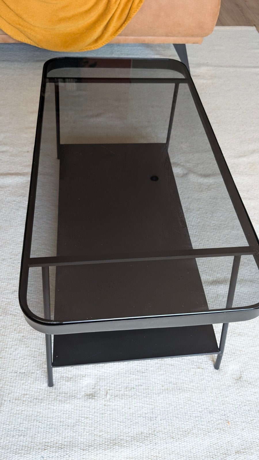 Riverdale – Salontafel Roma zwart, Huis en Inrichting, Tafels | Salontafels, Ophalen of Verzenden, Rechthoekig, 50 tot 100 cm