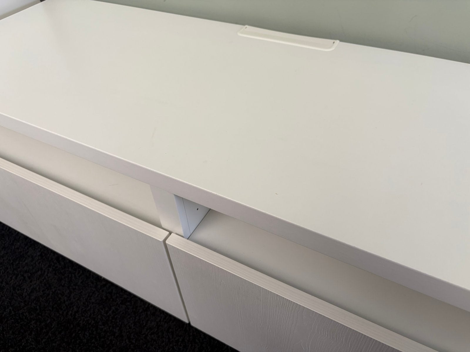 Tv meubel Besta Ikea, Huis en Inrichting, Ophalen, Zo goed als nieuw, 25 tot 50 cm, Minder dan 100 cm