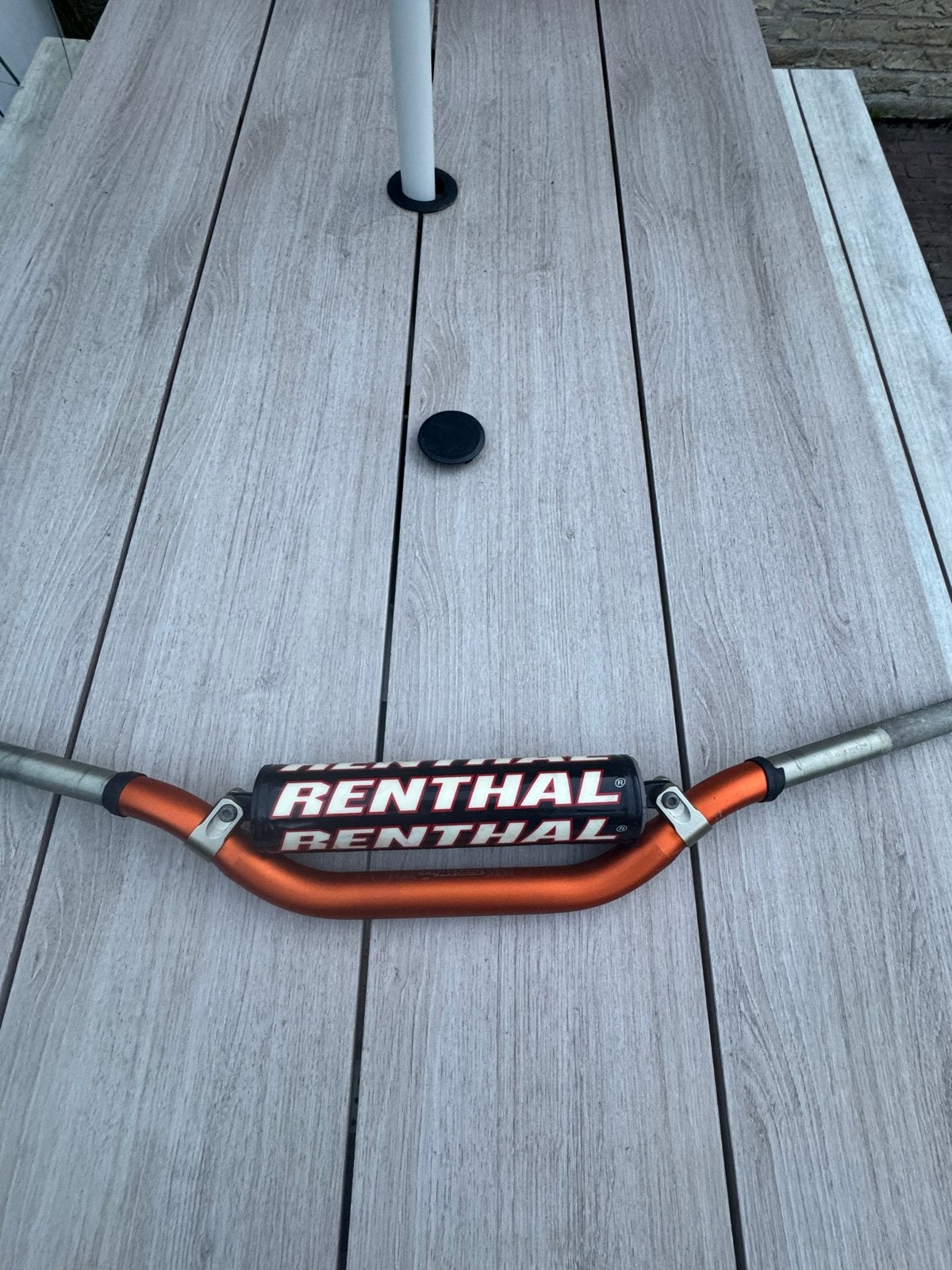Renthal Twinwall 997 Oranje Stuur, Ophalen, Gebruikt