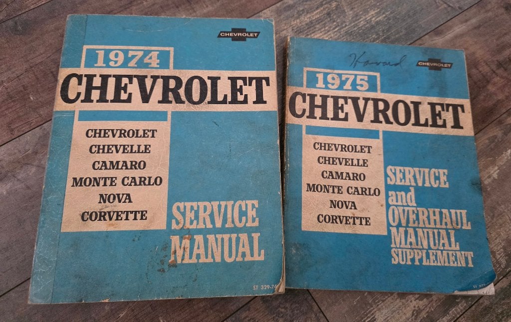 Service manual 1974 Chevrolet, Camaro, Corvette, Ophalen