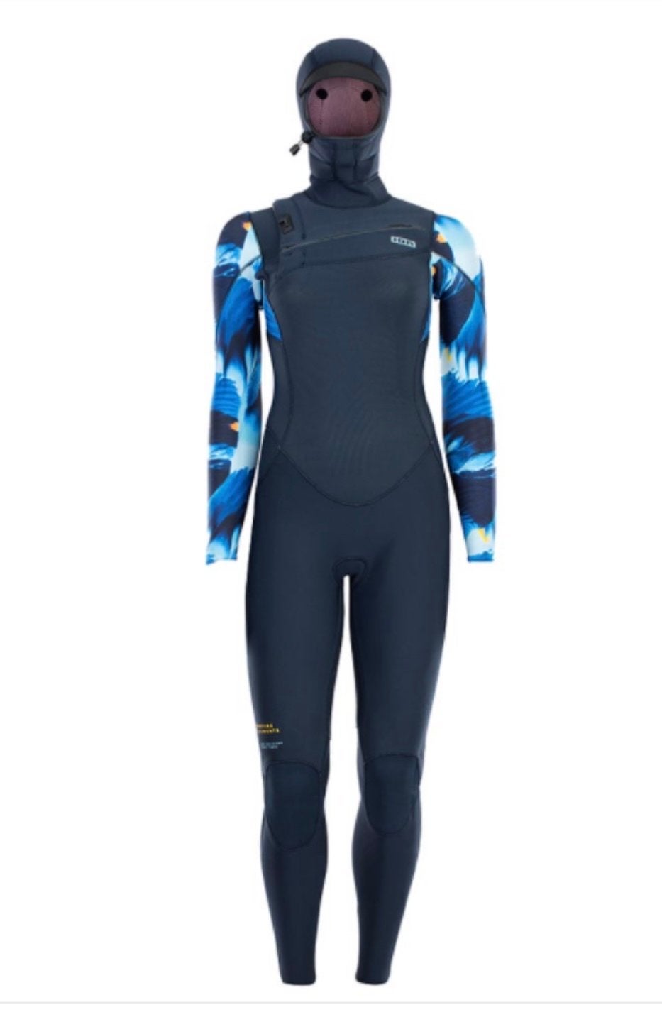 ION Amaze Amp Semidry Hood 6/5 FZ–dames wetsuit maat XS (34), Ophalen of Verzenden, Gebruikt, Dame, Wetsuit