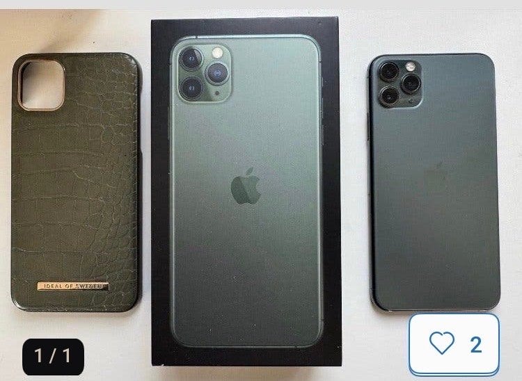 iPhone 11 Pro Max 256GB - met melding, 256 GB, IPhone 11 Pro Max, Ophalen of Verzenden, Zonder simlock
