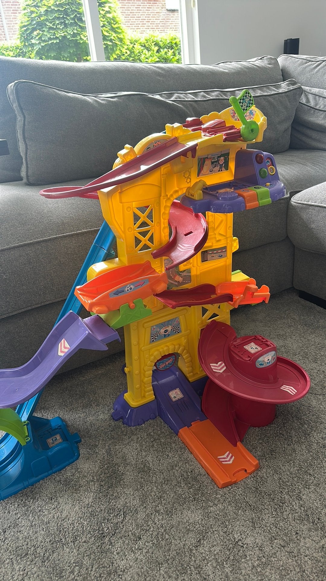 VTech Toet Toet Auto’s Racebaan, Ophalen of Verzenden, Gebruikt, Handmatig, Overige merken