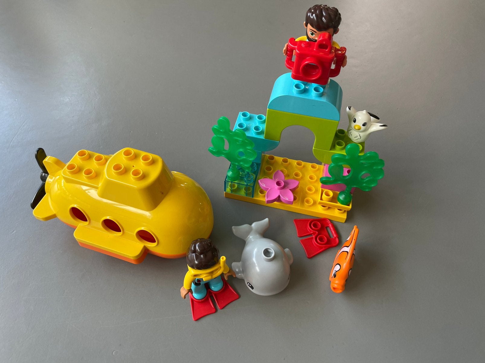 Duplo 10910 avontuur met onderzeeër, Verzenden, Zo goed als nieuw, Duplo