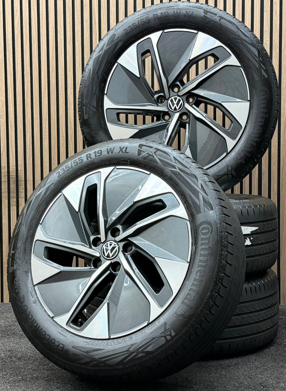 Originele 19 inch VW ID.4 ID.5 Hamar 5x112 Continental ZOMER, Auto-onderdelen, Banden en Velgen, ., Banden en Velgen, 235 mm, .