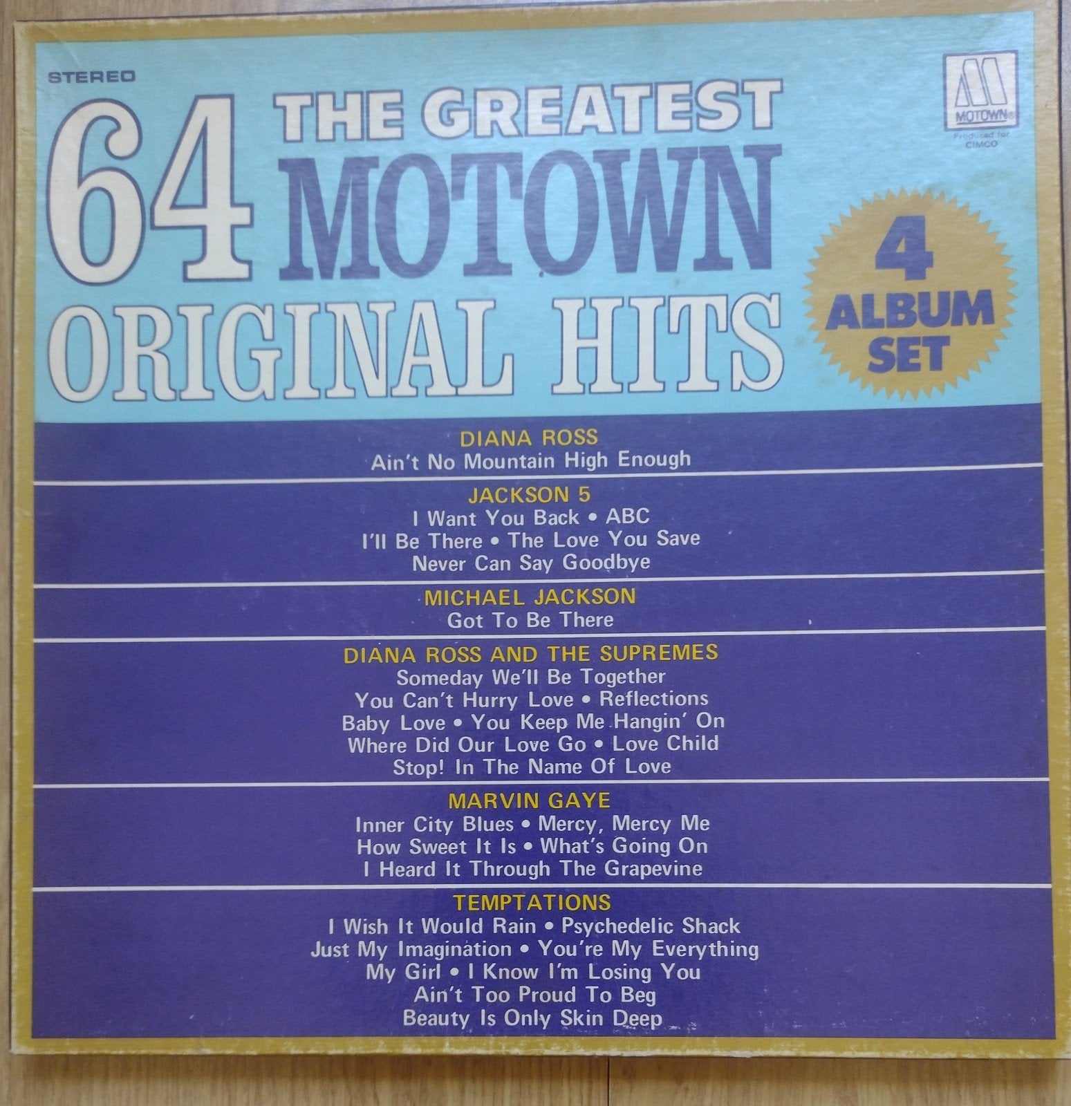The Greatest 64 Motown Original Hits - 4 LP Box Set (MINT), Ophalen of Verzenden, Zo goed als nieuw, 12 inch, R&B en Soul