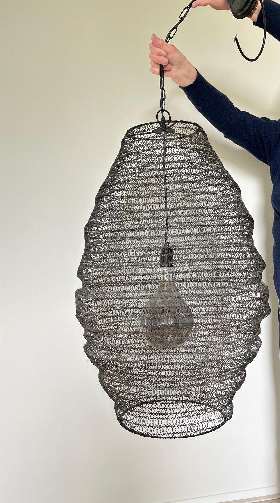 Grote mooie hanglamp, Ophalen, Zo goed als nieuw, Modern, Metaal