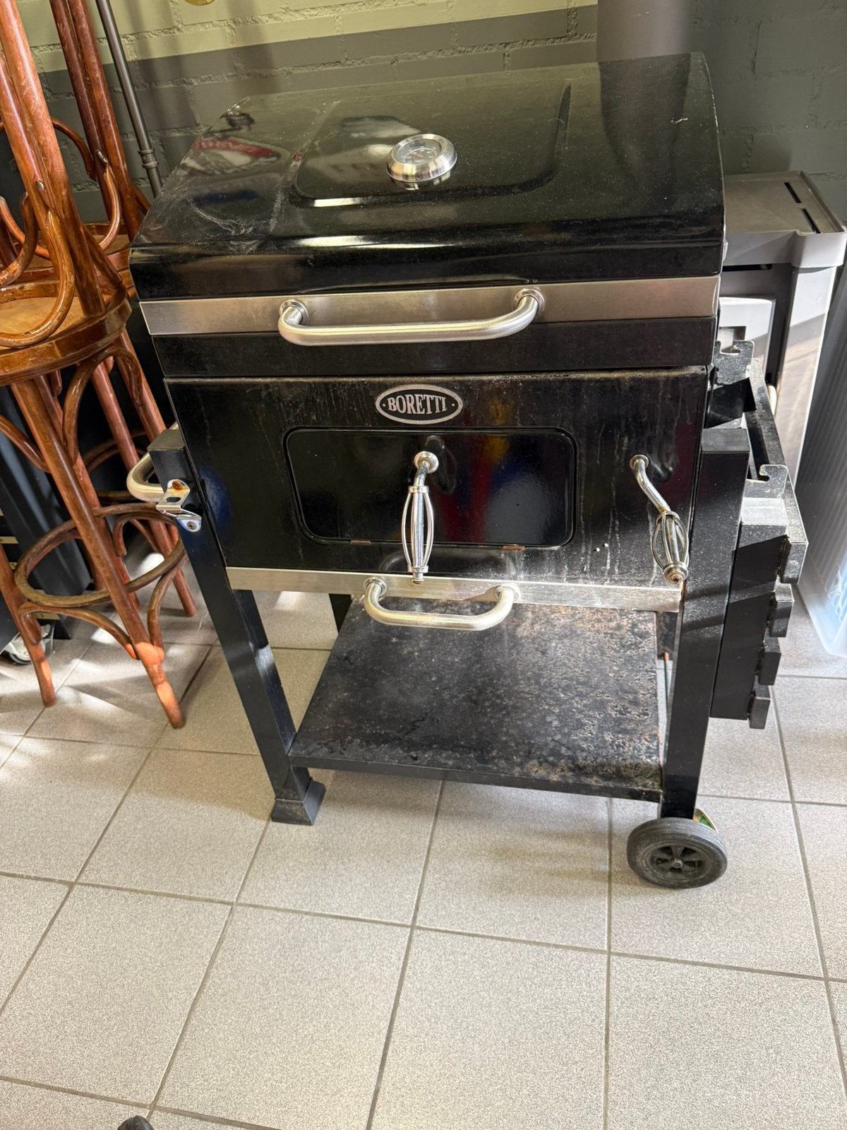 Boretti bbq, Ophalen, Zo goed als nieuw