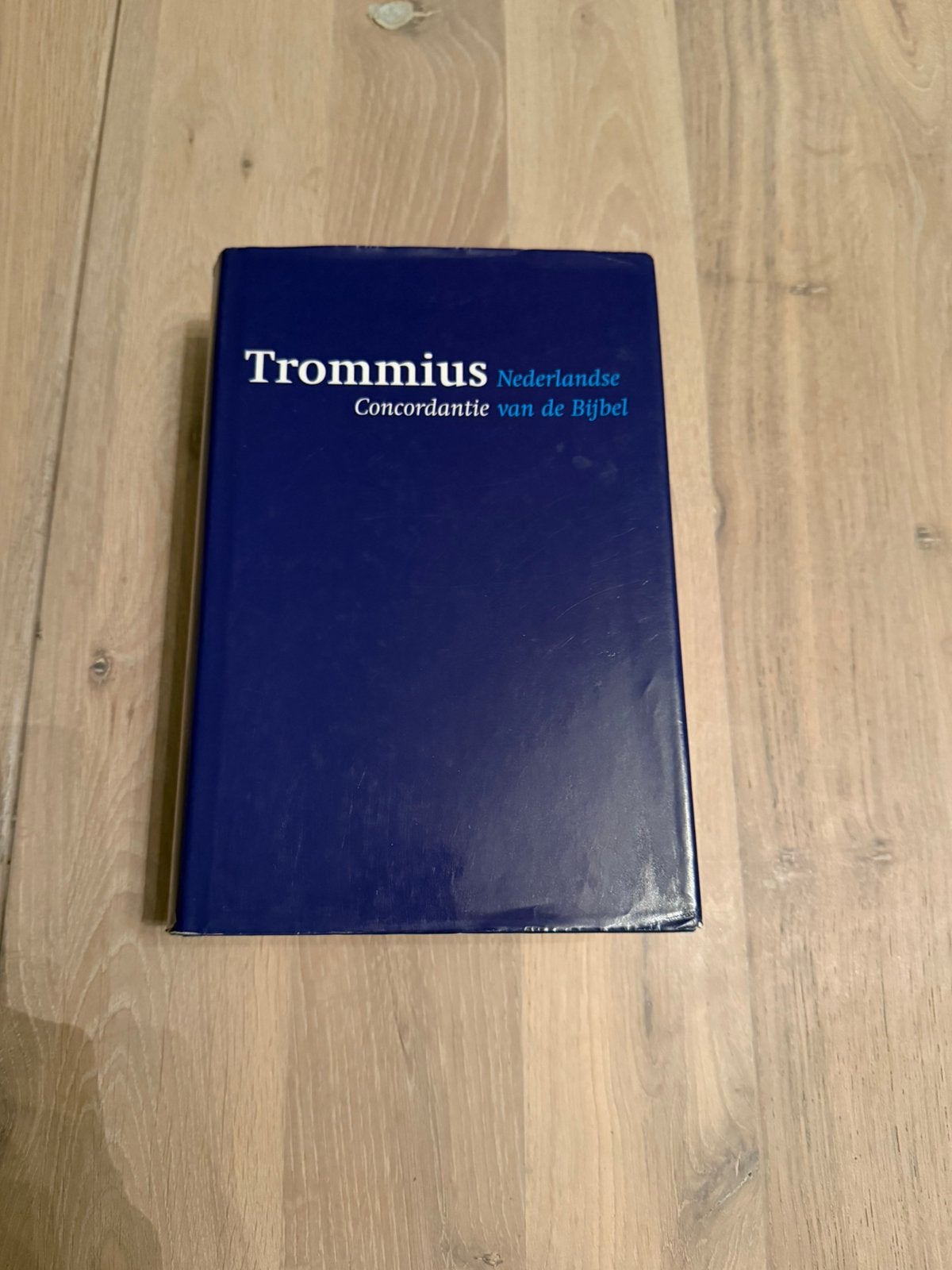 Trommius - Concordantie van de Bijbel - Nederl. - 1083 blz, Ophalen of Verzenden, Zo goed als nieuw, Overige religies