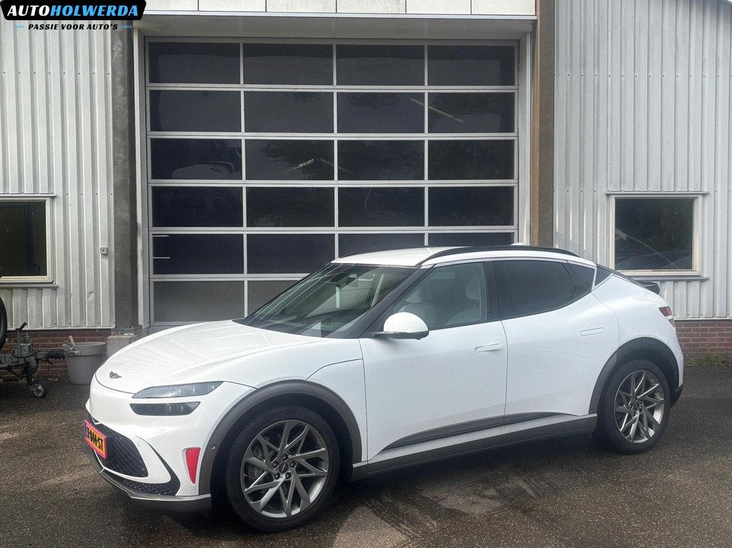 Unieke luxe Genesis GV60 AWD 2022 B&O Dealer onderhouden, Auto's, Genesis, Gebruikt, Overige carrosserieën, Wit, Leder