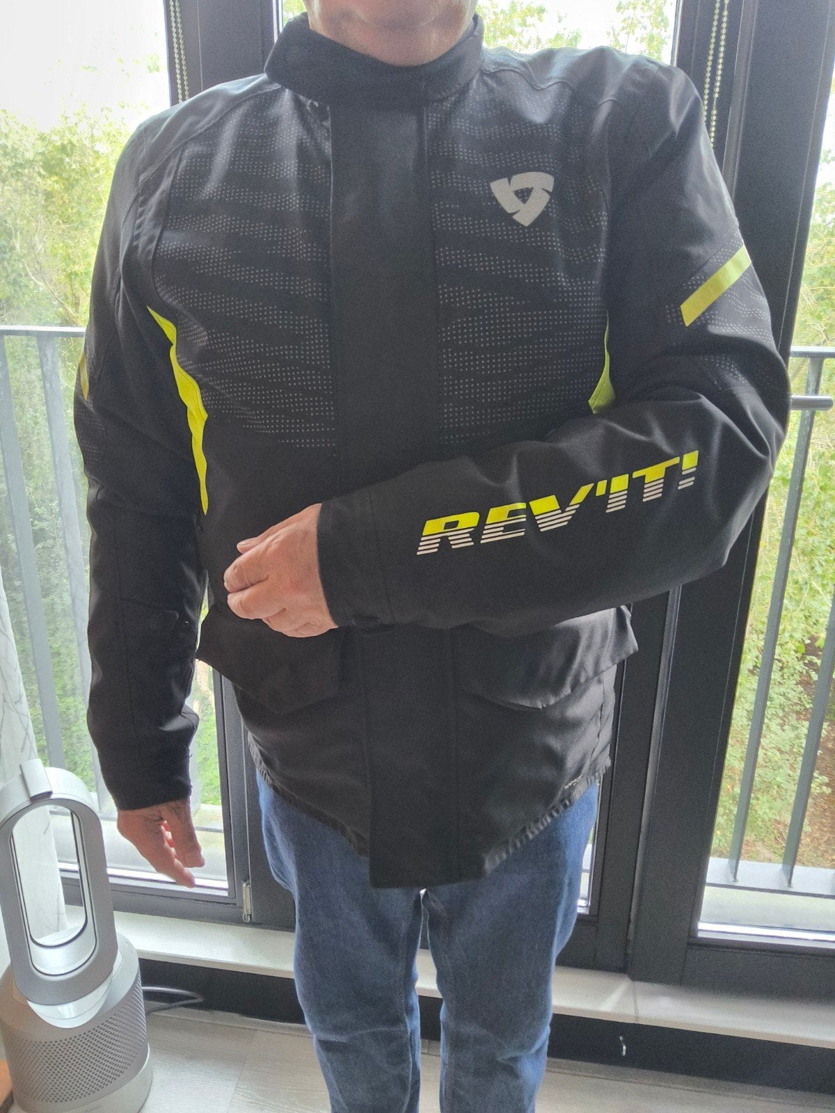 Revit motorjas textiel 3XL met binnenjas, Jas | textiel, Heren, Tweedehands, Ophalen