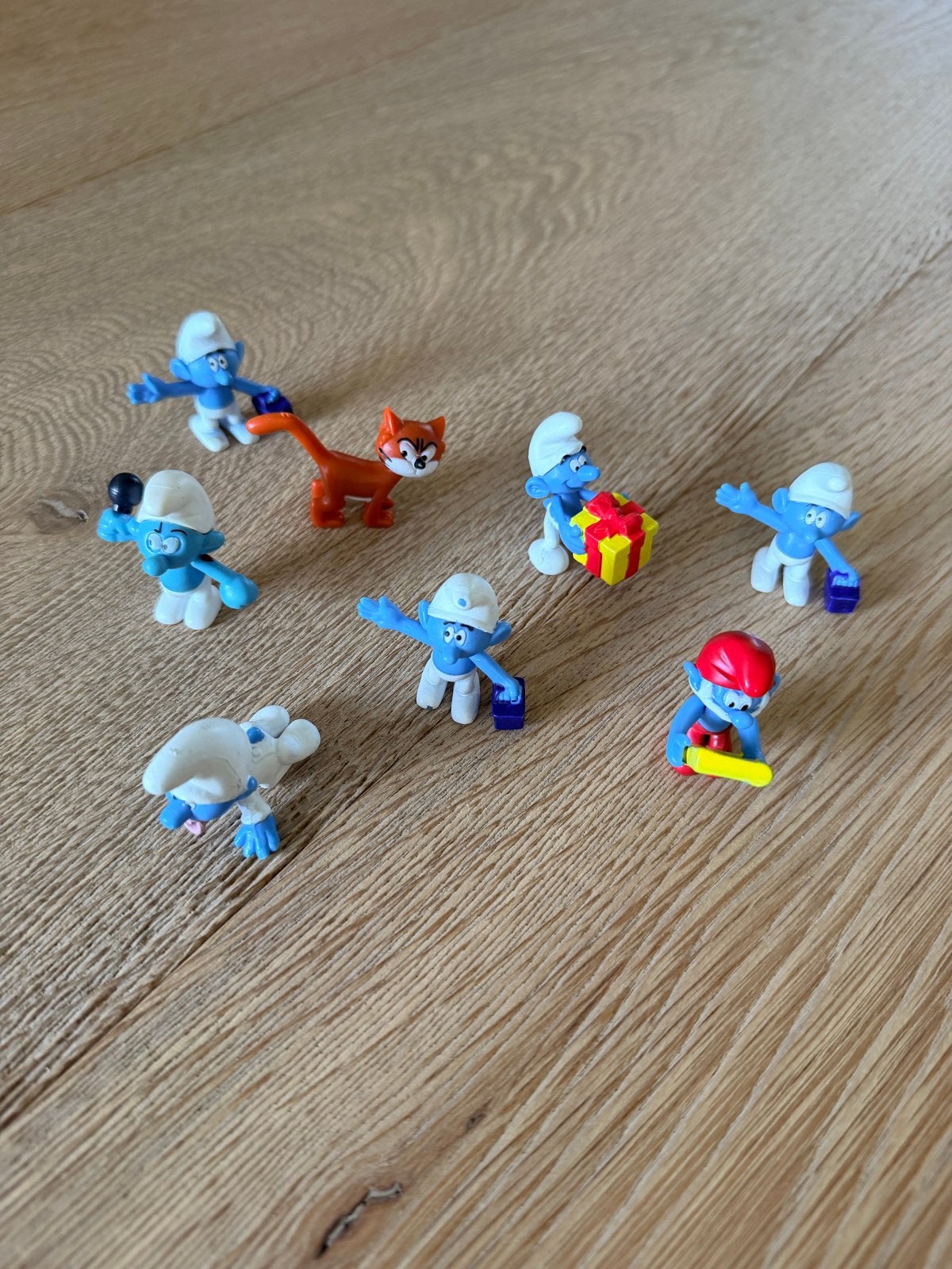Smurfen figuren set - Diverse Smurfen en Azraël, Verzamelen, Ophalen of Verzenden, Zo goed als nieuw, Verschillende Smurfen, Poppetje, Figuurtje of Knuffel