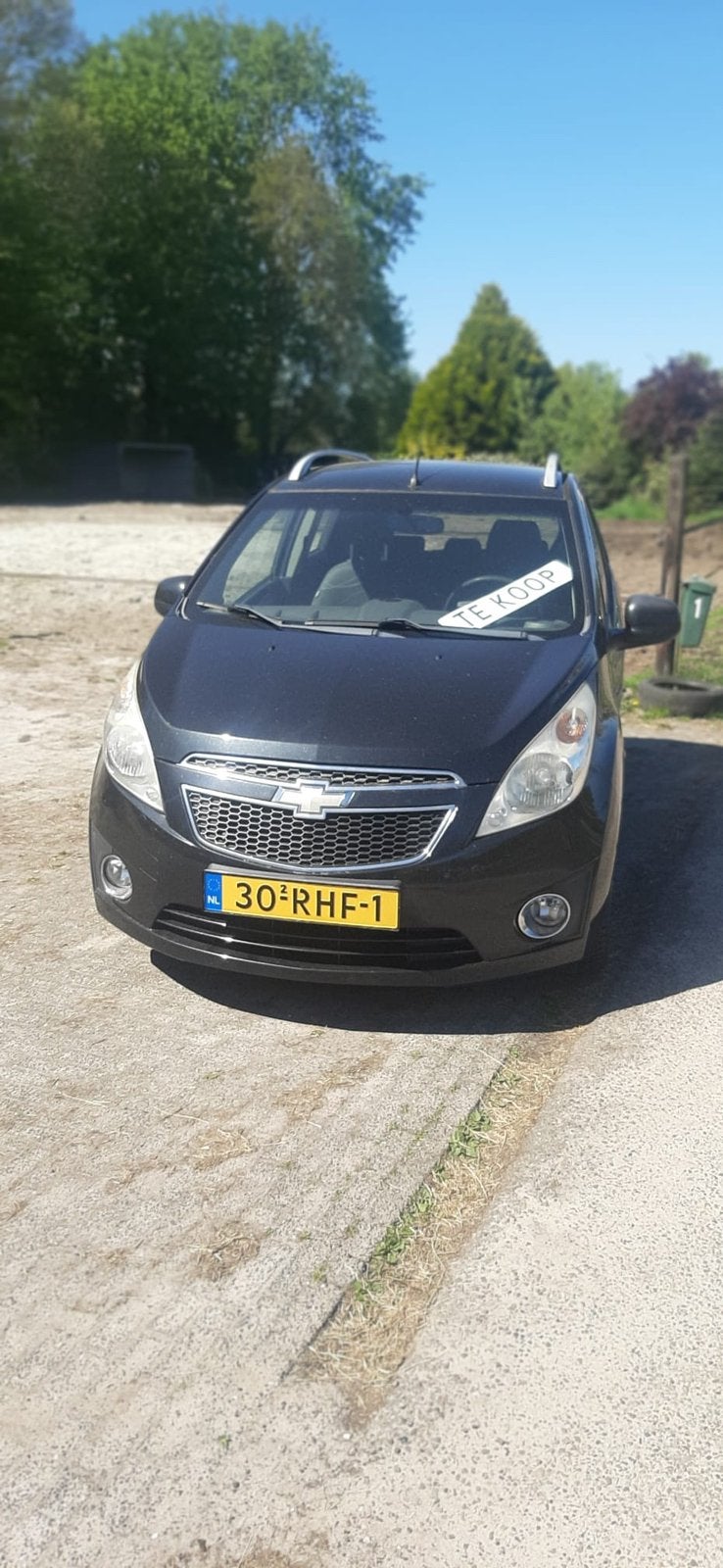 Chevrolet Spark 1.0 Bifuel LPG 2011 Zwart, 15 km/l, 37 €/maand, 4 cilinders, Zwart
