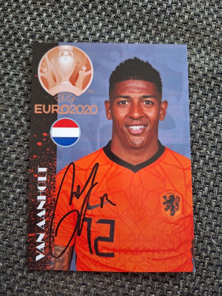 Spelerskaart met handtekening; Patrick van Aanholt # PSV, Ophalen of Verzenden, Nieuw, Overige binnenlandse clubs, Spelerskaart