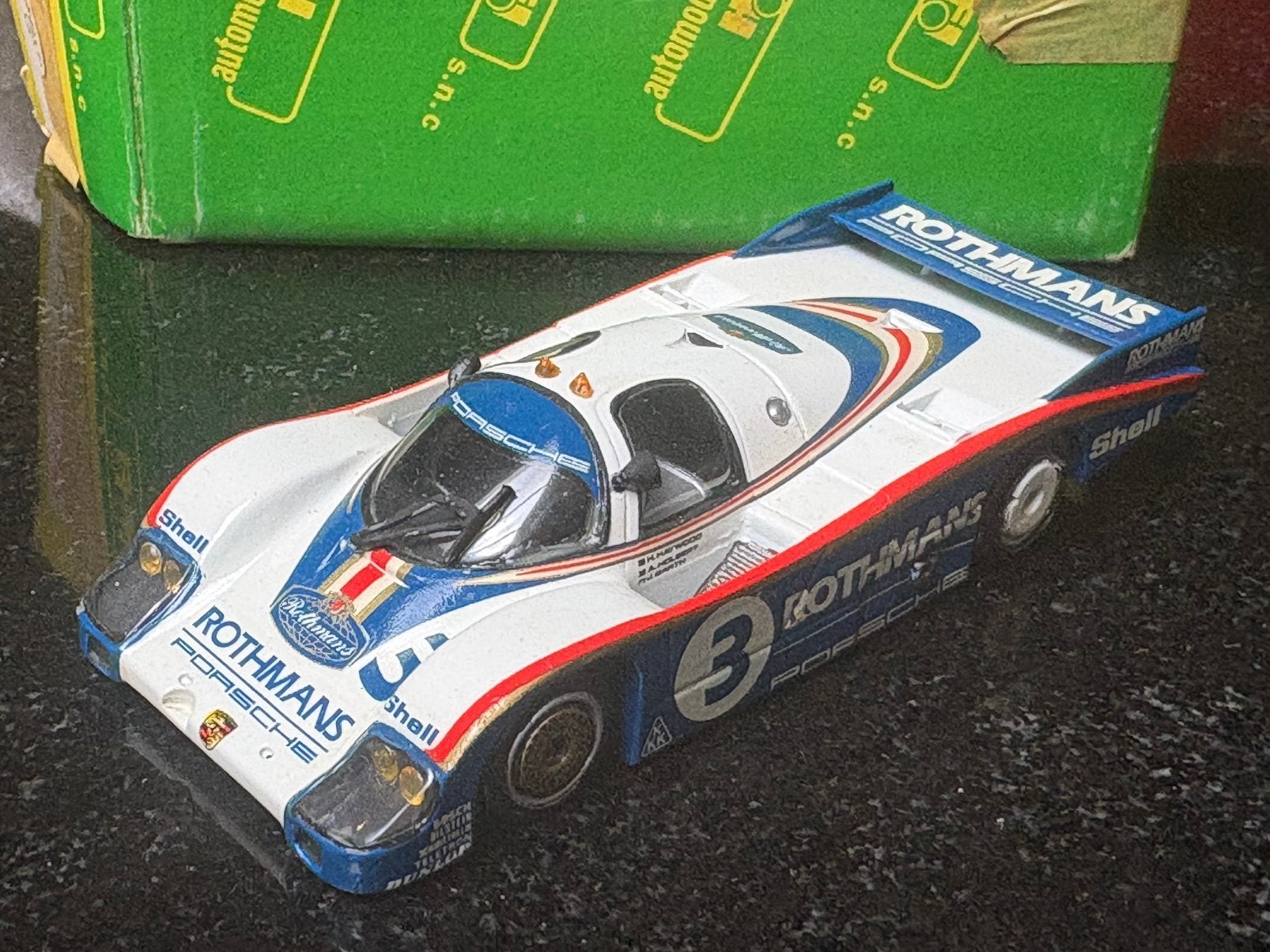 Porsche Endurance Le Mans #3 1982 1:43 Hi-Fi handgebouwd, Ophalen of Verzenden, Gebruikt, Auto, Overige merken