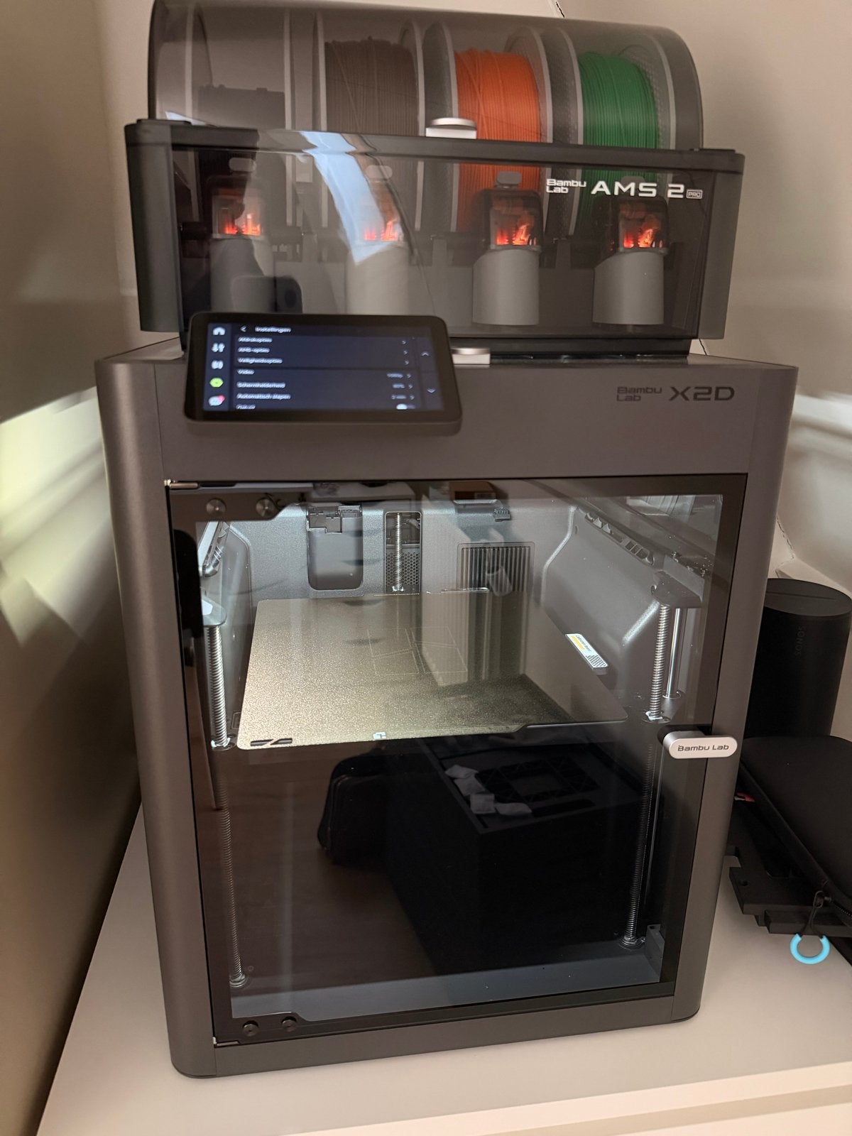 Bambu Lab X2D 3D-printer - Slechts 99 printuren, Computers en Software, 3D Printers, Ophalen, Ingebouwde Wi-Fi, Zo goed als nieuw