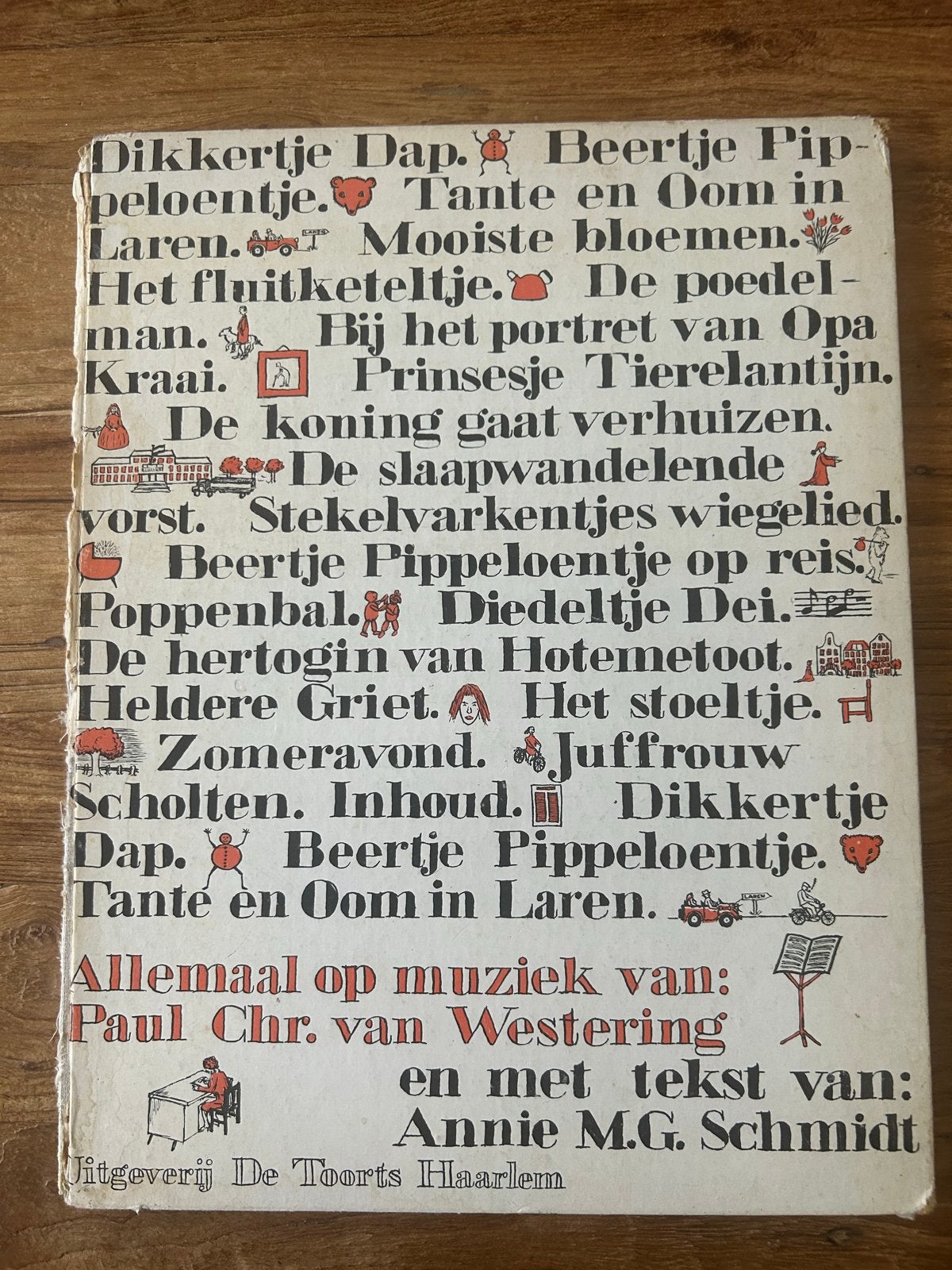 Oud boek: Dikkertje Dap en 18 andere liedjes - Annie M.G. Sc, Verzenden, Gelezen, Fictie algemeen