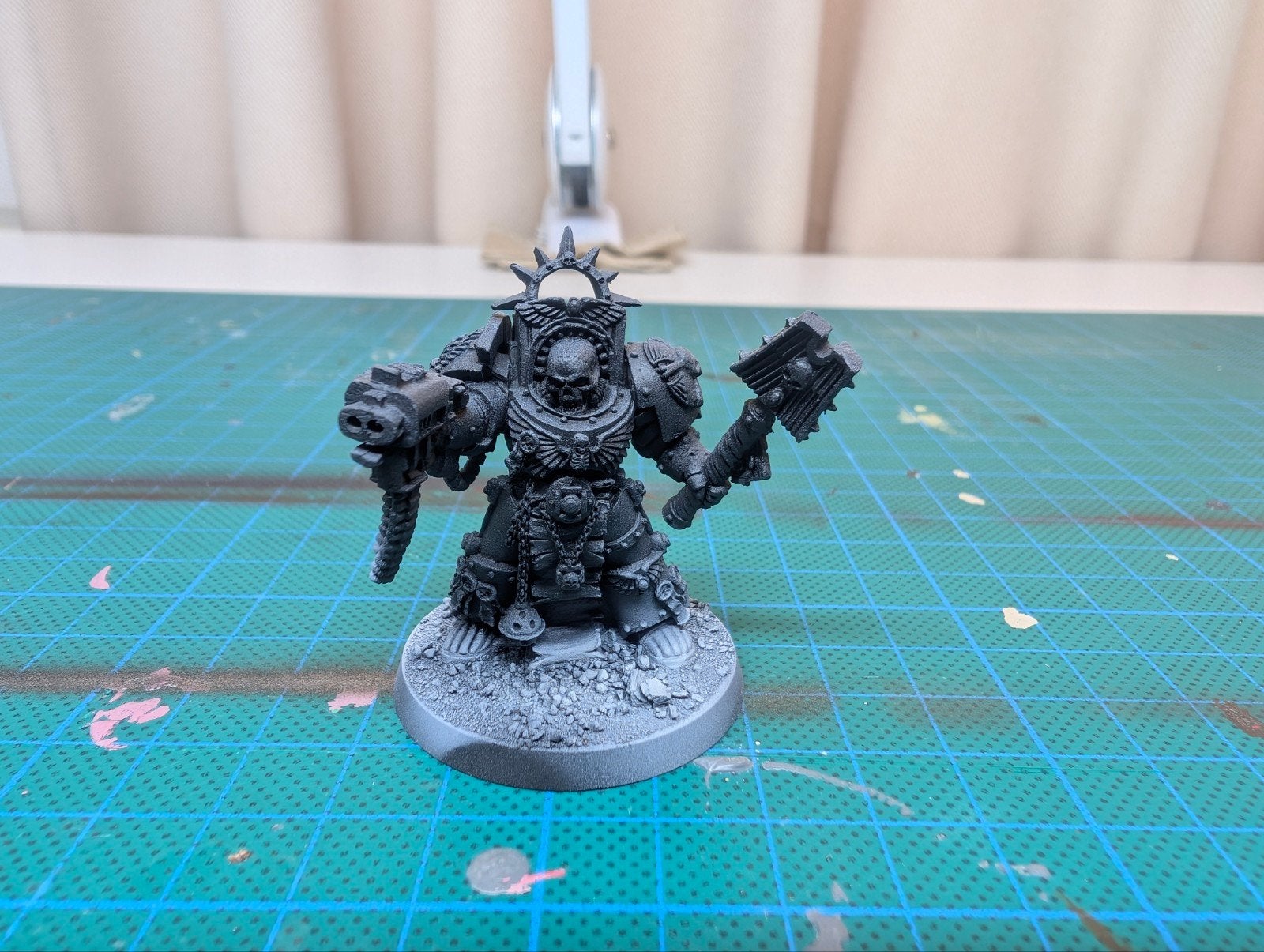 Warhammer 40k space marines chaplain in terminator armour, Hobby en Vrije tijd, Ophalen of Verzenden, Warhammer 40000