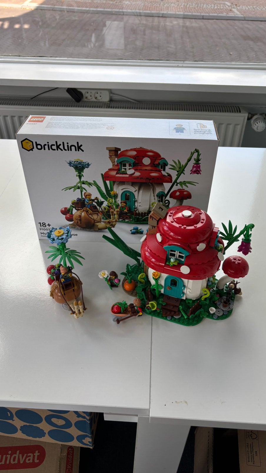 Lego 910037 Mushroom House, Lego, Ophalen of Verzenden, Zo goed als nieuw, Inclusief doos