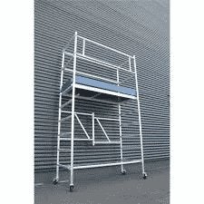 Te Huur: Kamersteiger | Werkhoogte 3.0m of 3.8m | Vanaf €10, Ophalen, Zo goed als nieuw, Rolsteiger of Kamersteiger, 2 tot 5 meter