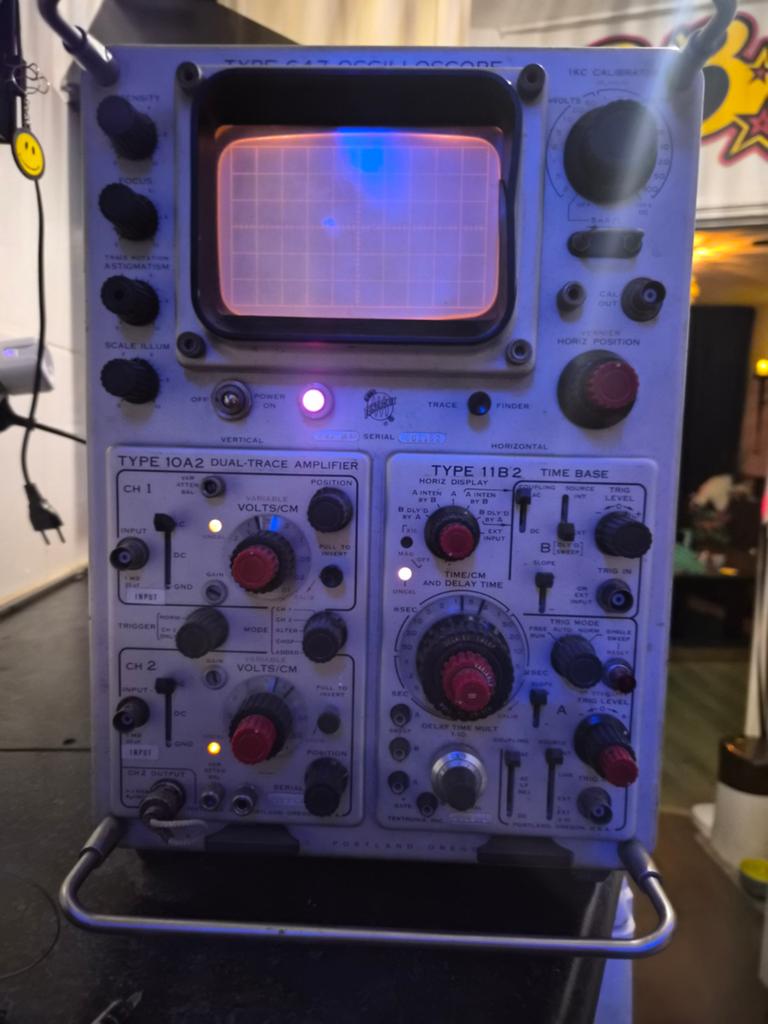 Vintage Tektronix Type 647 Oscilloscope, Doe-het-zelf en Verbouw, Meetapparatuur, Ophalen