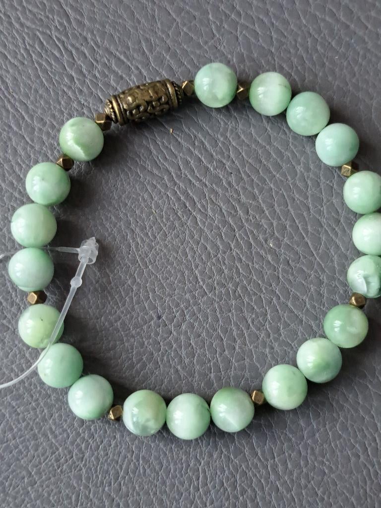 647  armband Imori stone of Victoria stone  8mm, Nieuw, Ophalen of Verzenden, Elastiek, Met edelsteen
