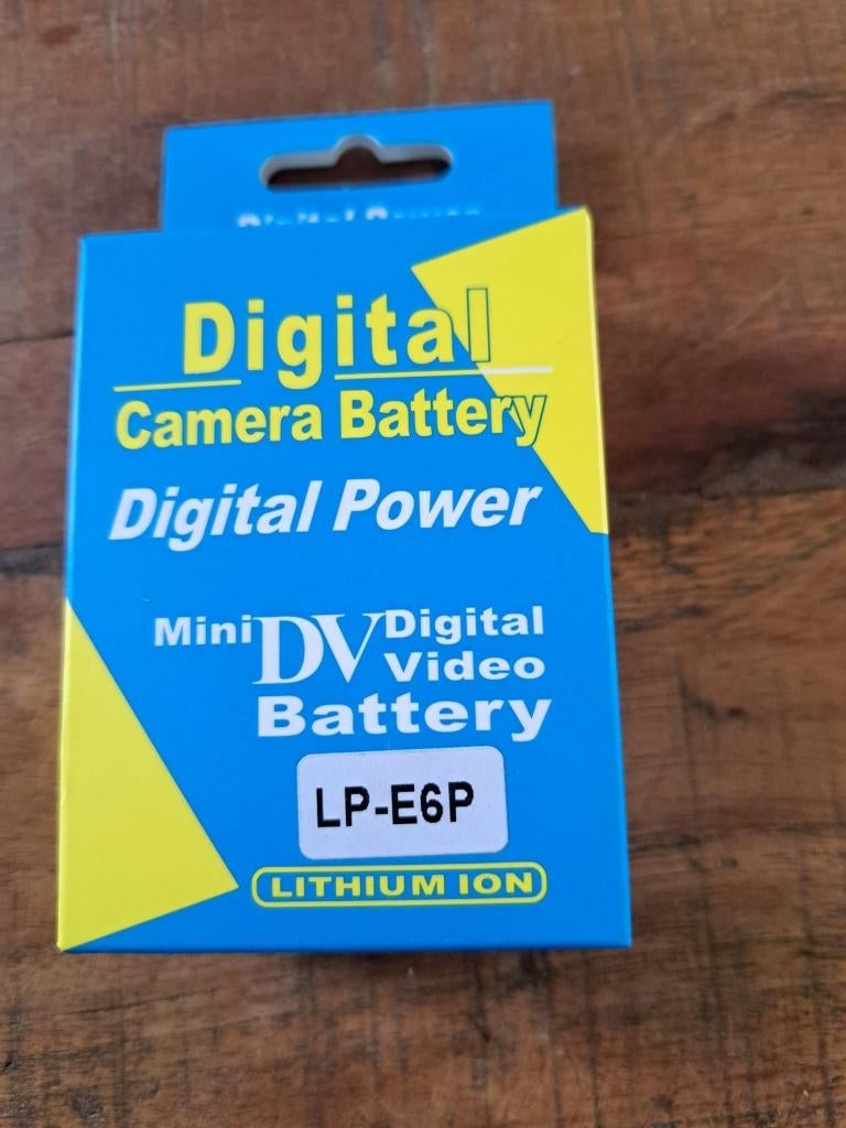 Canon battery accu LP-E6, Audio, Tv en Foto, Fotografie | Accu's en Batterijen, Ophalen of Verzenden, Nieuw