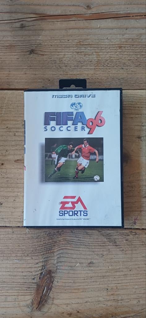 FIFA Soccer 96 - Mega Drive (Compleet met boekje), Gebruikt, Ophalen of Verzenden, Vanaf 3 jaar, Mega Drive