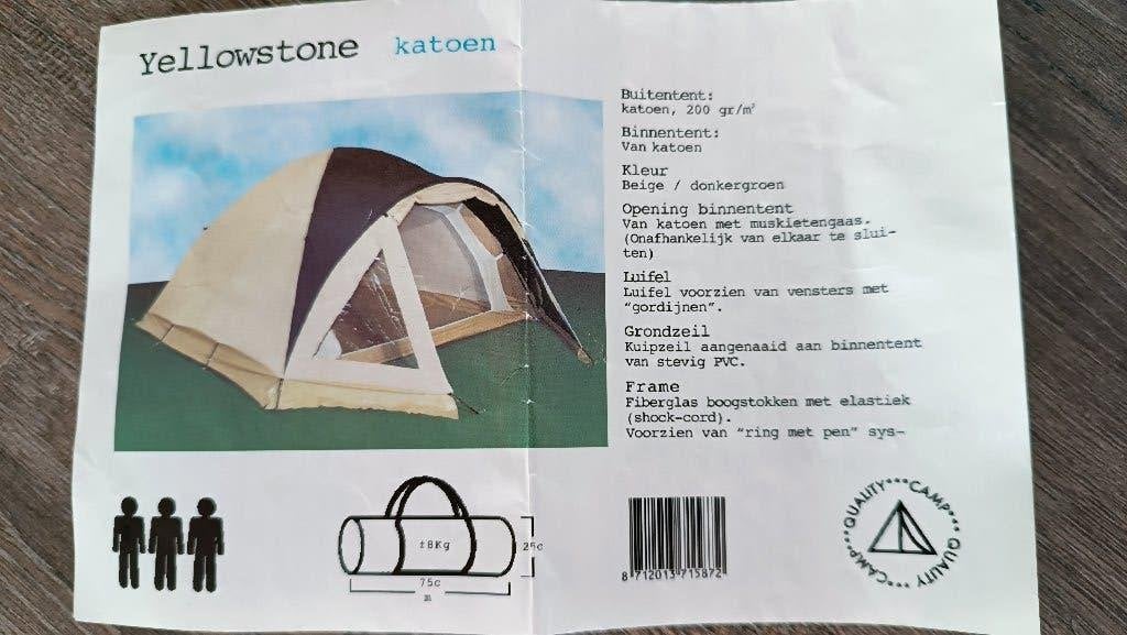 Bijzet tent 2/3 p. Kinderen Koepeltent omg. Rottedam, Ophalen, Zo goed als nieuw, Tot en met 3