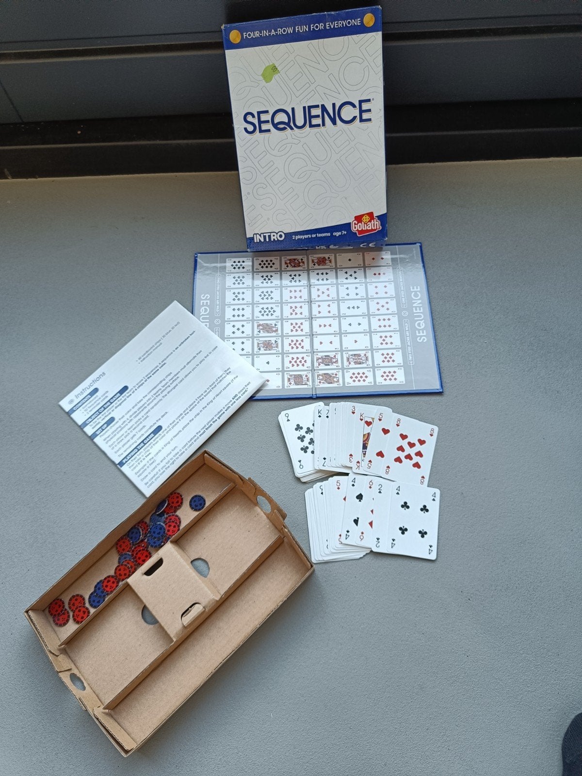 Sequence compacte Reis Editie - Kaartspel, Hobby en Vrije tijd, Gezelschapsspellen | Kaartspellen, Vijf spelers of meer, Ophalen of Verzenden