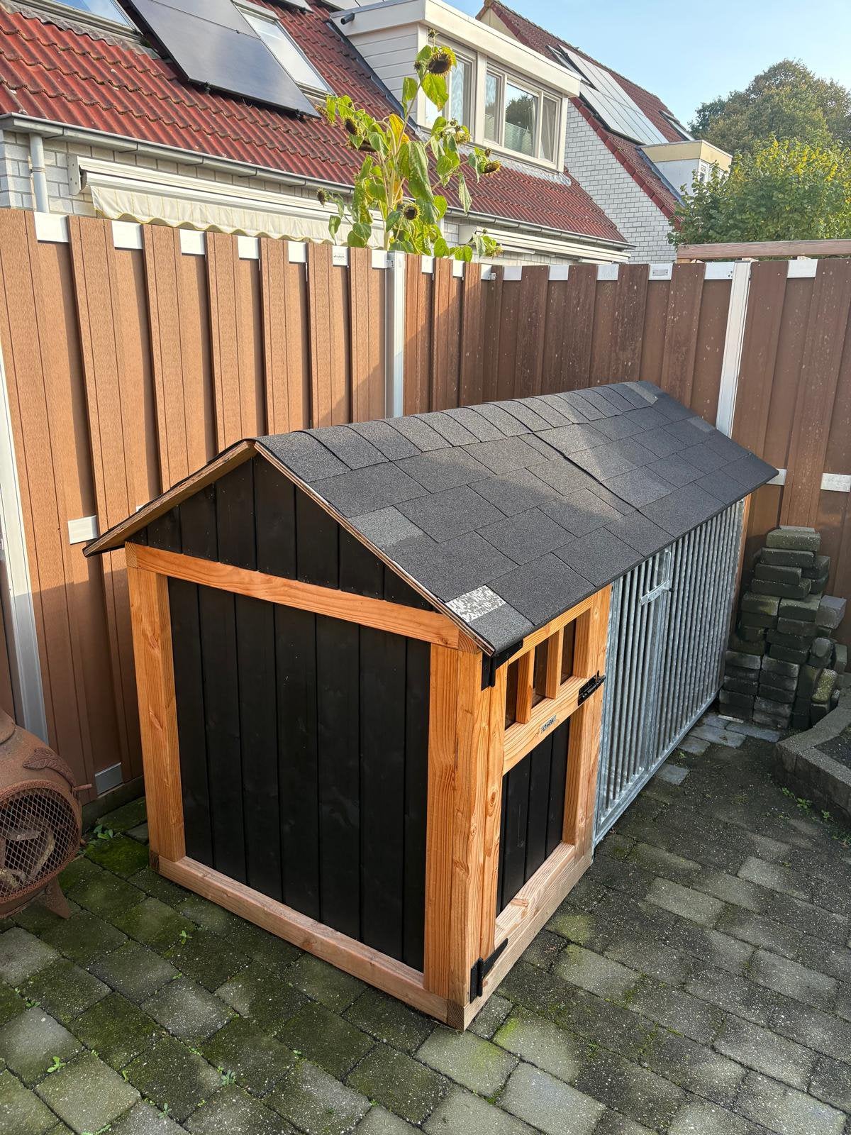 Prachtige ongebruikte hondenkennel, Ophalen, Zo goed als nieuw, 110 cm of meer, 100 cm of meer