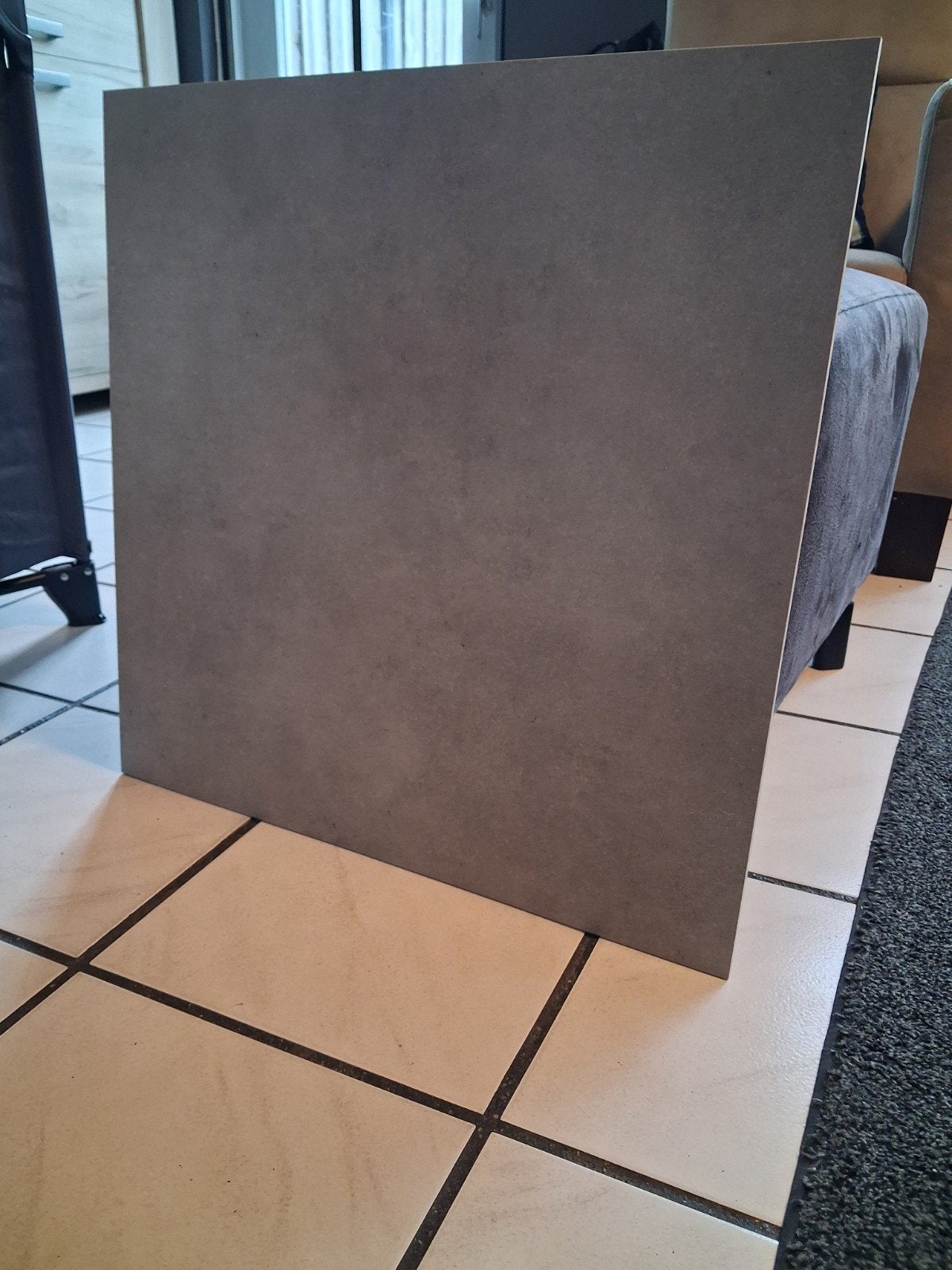 60x60 Recer Saluto Grey Vloer/Wandtegels - 9 Pakken, Doe-het-zelf en Verbouw, Ophalen of Verzenden