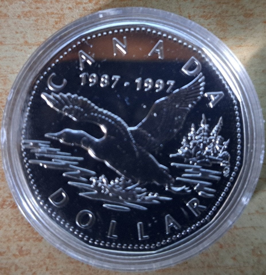 Canada, 1 Dollar 1997 - zilver Proof, Postzegels en Munten, Munten | Amerika, Losse munt, Noord-Amerika, Zilver, Ophalen of Verzenden