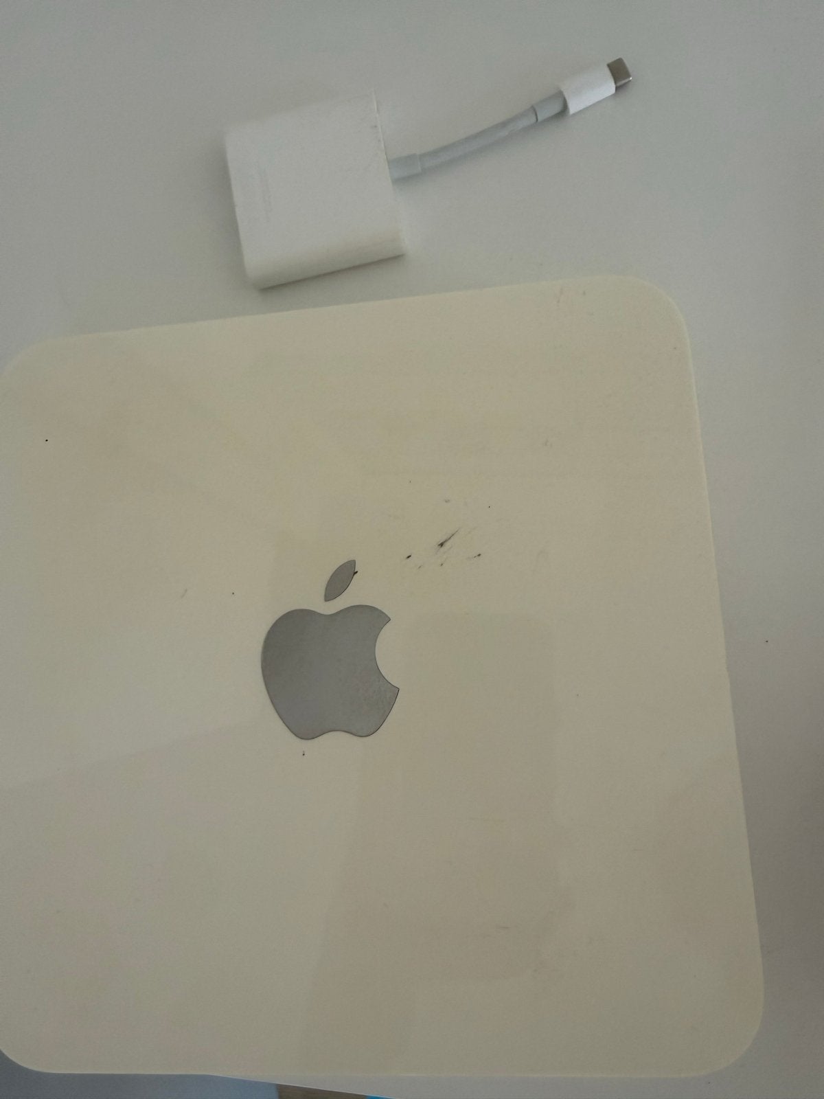 Apple Mac Mini G4 met adapter, Computers en Software, Apple Desktops, Ophalen, Gebruikt, Minder dan 4 GB, Mac Mini