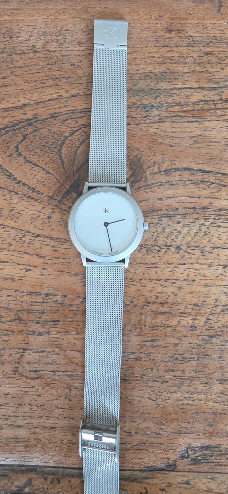 Calvin Klein Heren Horloge K3111 K3112 vintage, Sieraden, Tassen en Uiterlijk, Horloges | Heren, Overige merken, Staal, Gebruikt