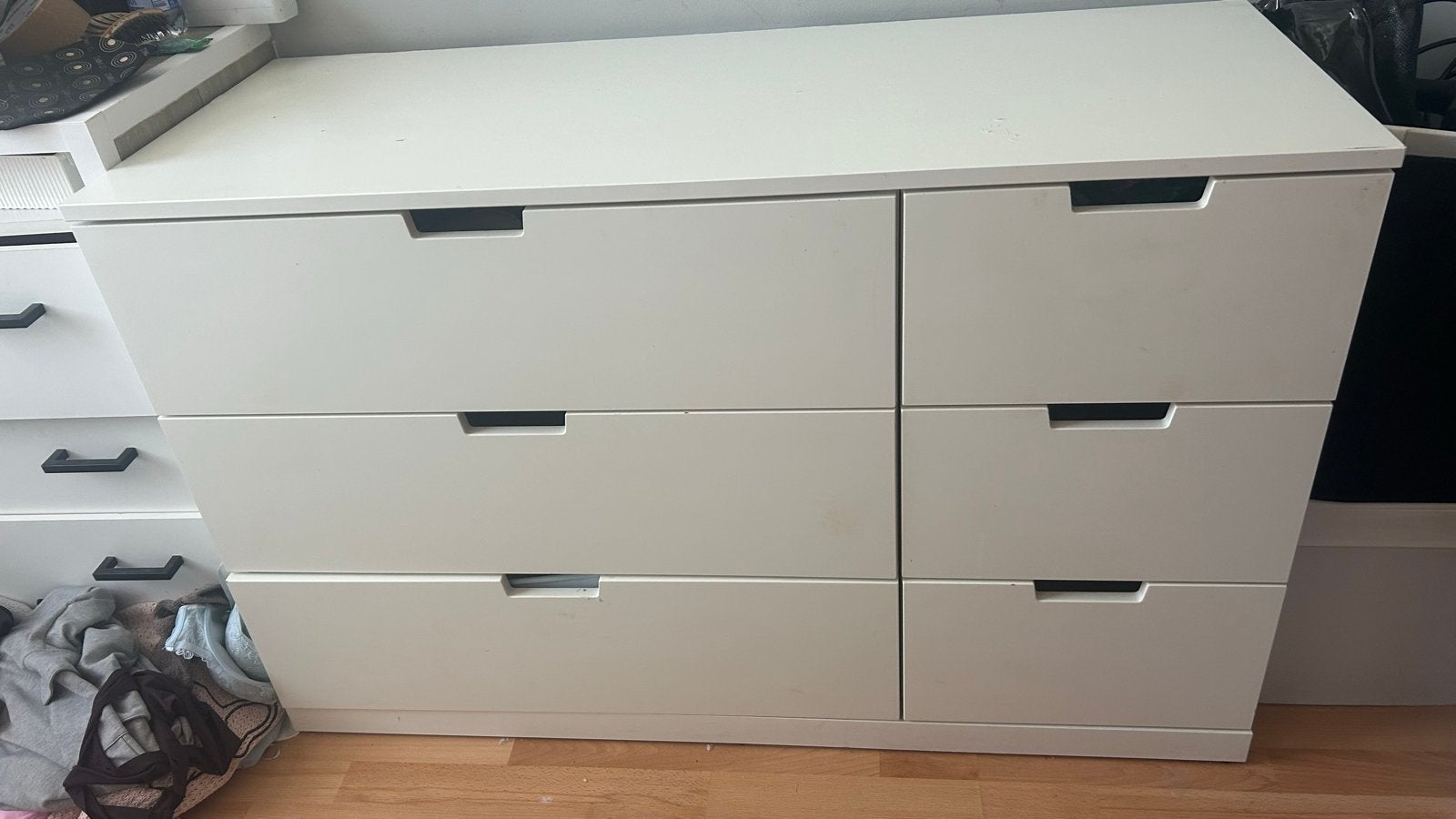 IKEA MALM ladekast met 6 lades, Ophalen, Gebruikt, 5 laden of meer, 100 tot 150 cm