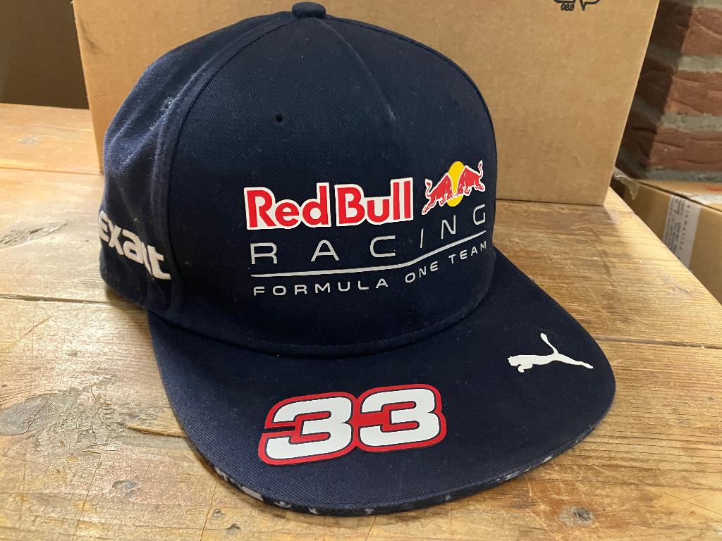 ✅ Max Verstappen 2017 Pet Cap Red Bull Racing Snapback Nieuw, Ophalen of Verzenden, Zo goed als nieuw, Formule 1