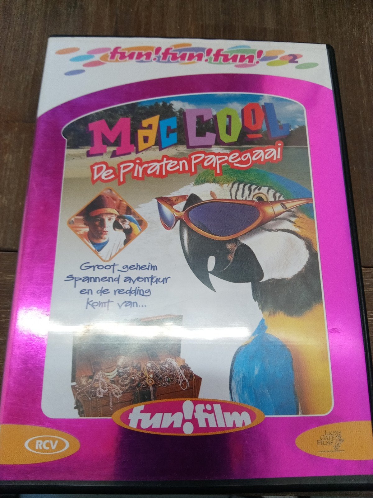 Dvd Mac Cool De piraten papegaai., Ophalen of Verzenden