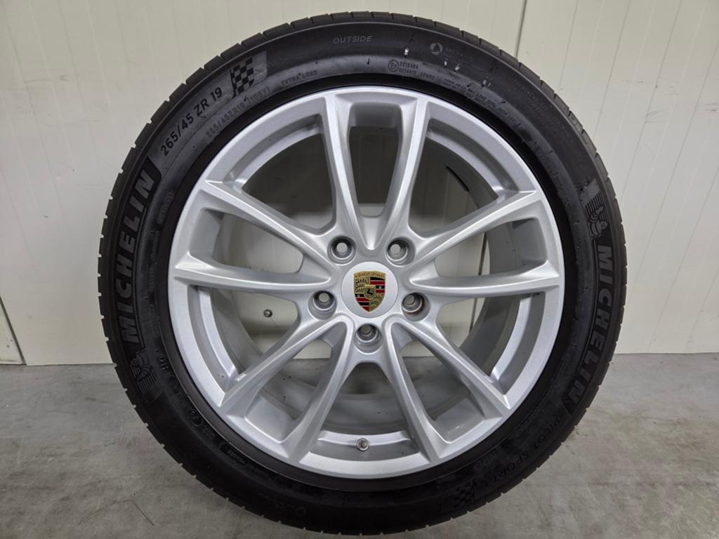 Porsche Panamera 19 inch Breedset velgen zomerbanden, Auto-onderdelen, Ophalen, Gebruikt, 19 inch, Banden en Velgen