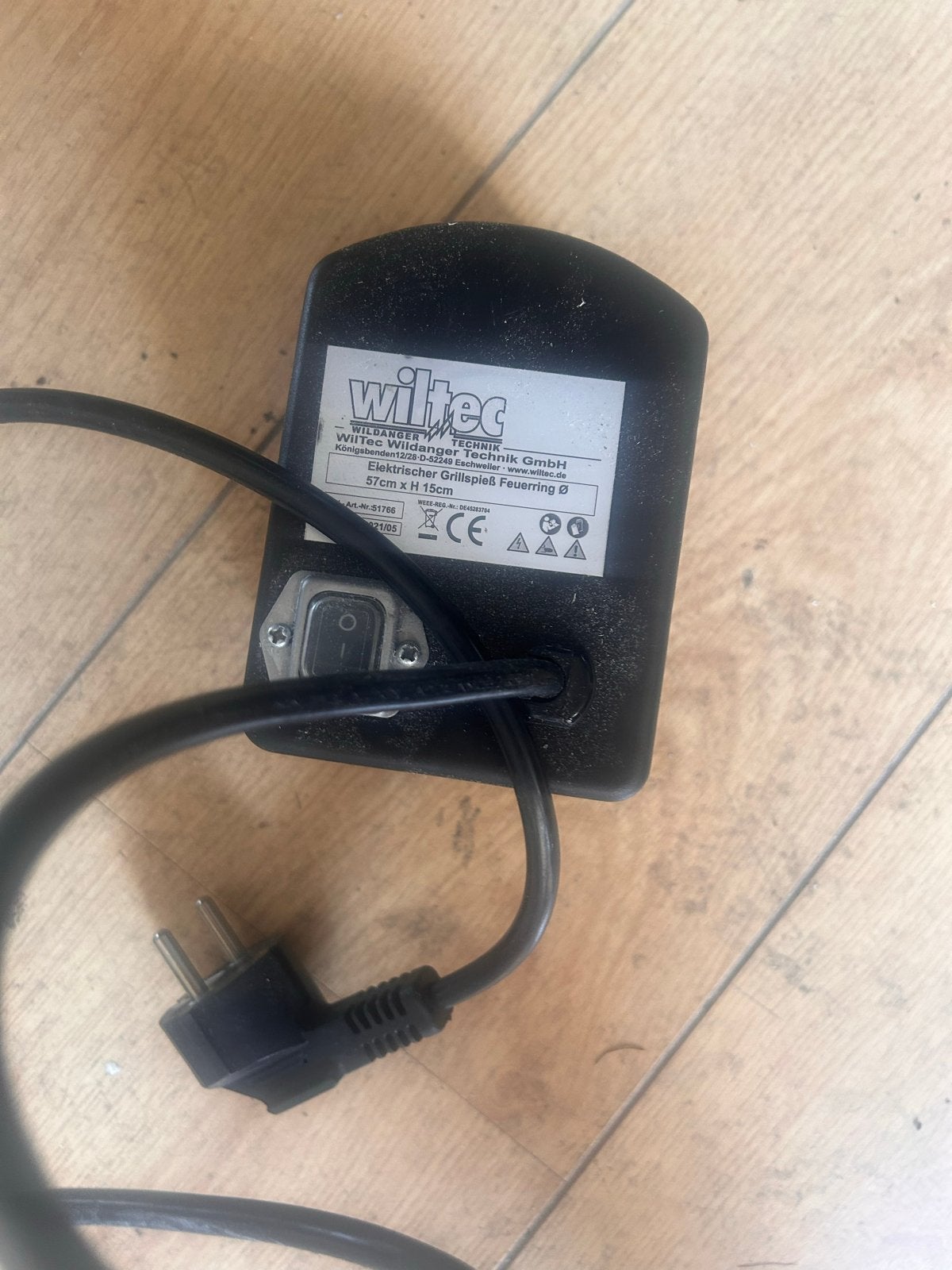 Wiltec BBQ met spit en motor, Tuin en Terras, Gasbarbecues, Ophalen of Verzenden, Gebruikt