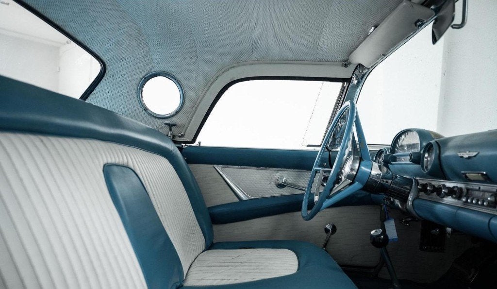 Ford Thunderbird 1956 Blauw | Continental set | Hard/Softtop, foto 9