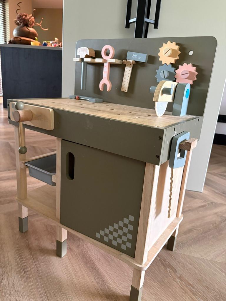 Houten speelgoed werkbank “howa” met “Little Dutch” delen, Ophalen, Gebruikt, Jongen of Meisje