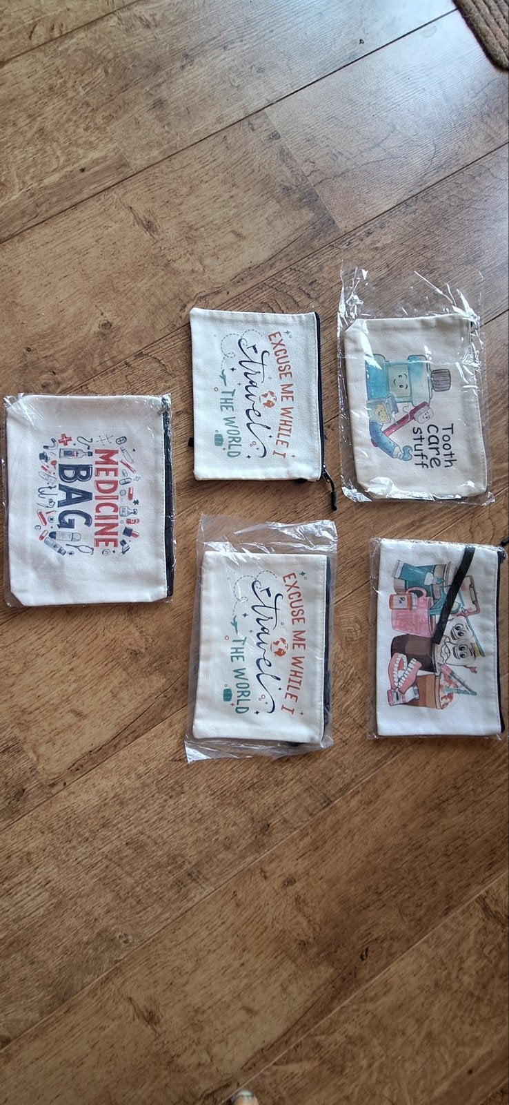 Handige tasjes met rits voor diverse doeleinden, Overige kleuren, Minder dan 40 cm, Nieuw, Minder dan 35 cm