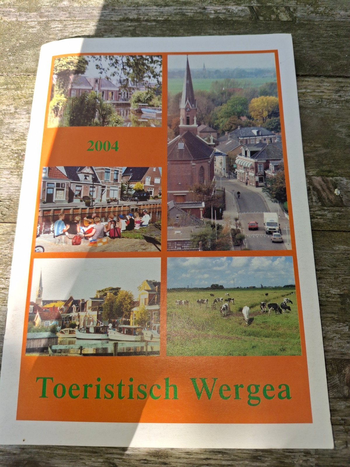Toeristisch Wergea 2004 - Brochure met Kaart, Boeken, Reisgidsen, Ophalen of Verzenden, Benelux, Brochure, Gelezen