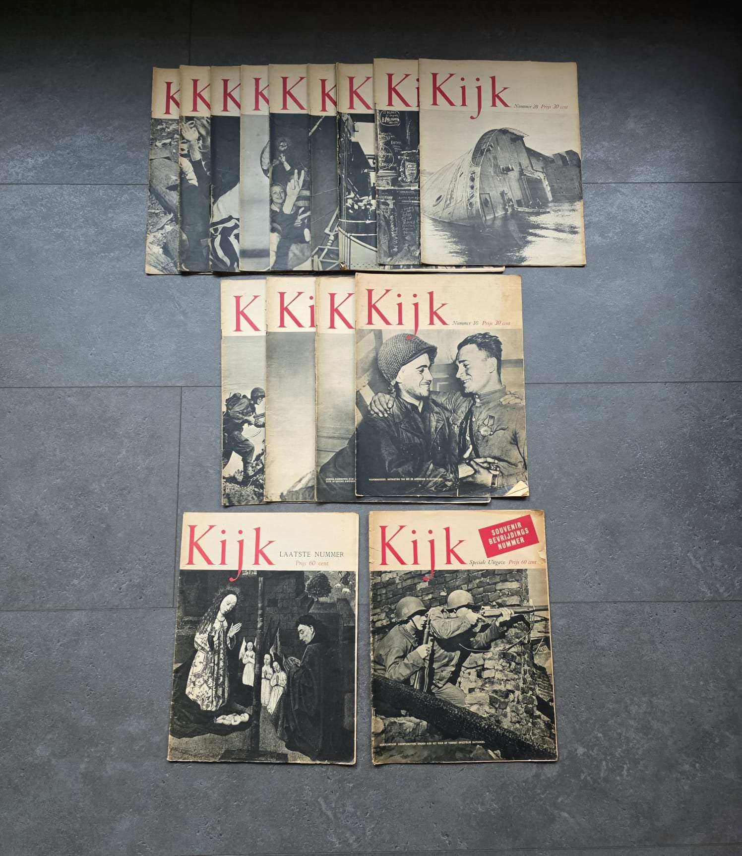 Kijk – Originele historische tijdschriften uit WO2, Ophalen of Verzenden