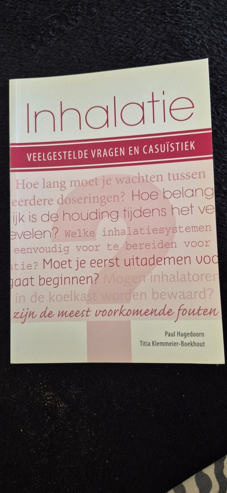 Paul Hagedoorn - Inhalatie, Paul Hagedoorn; Titia Klemmeier-Boekhout, Sociale wetenschap, Ophalen of Verzenden, Zo goed als nieuw