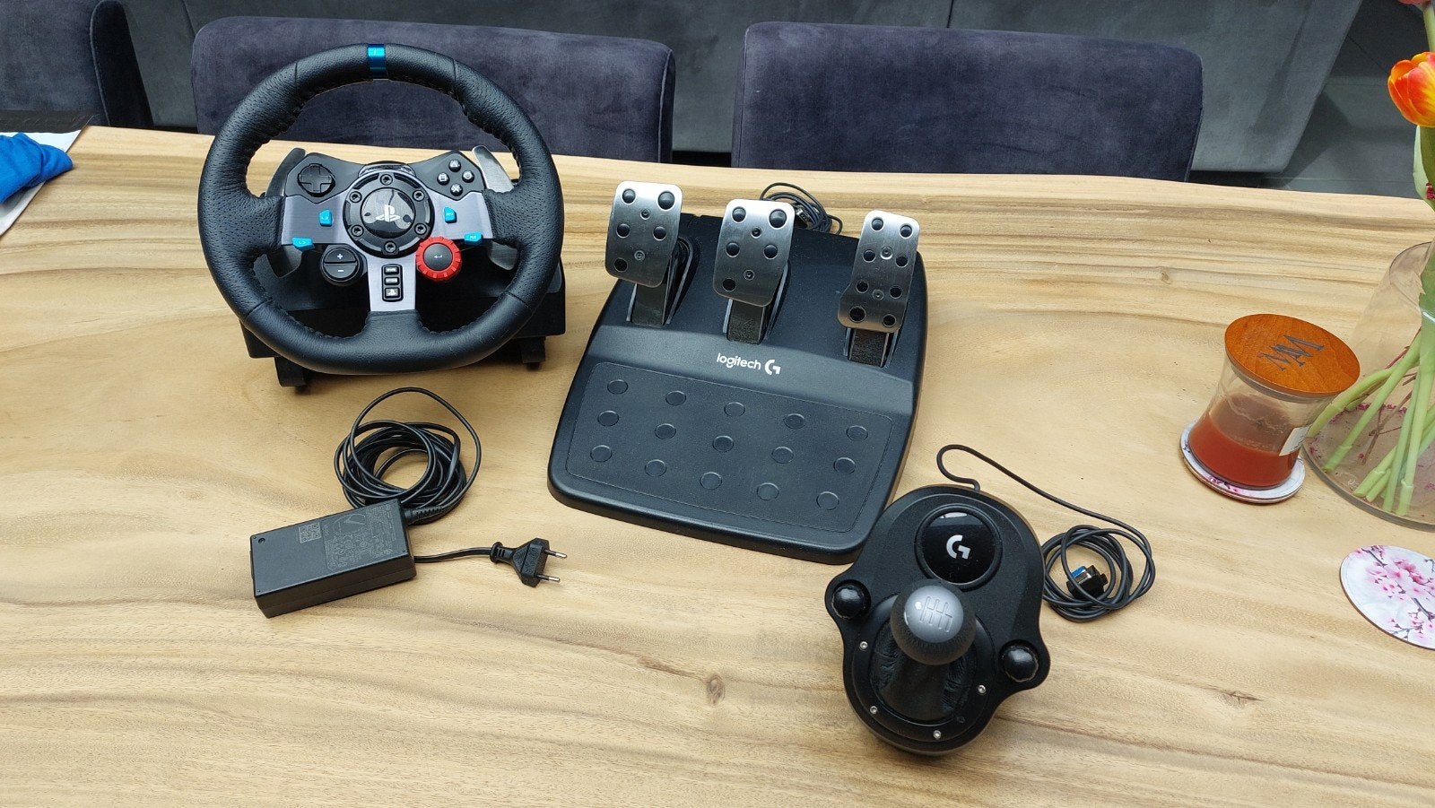 Logitech G29 stuur pedalen en shifter, Ophalen, Racestuur, Force feedback, PlayStation