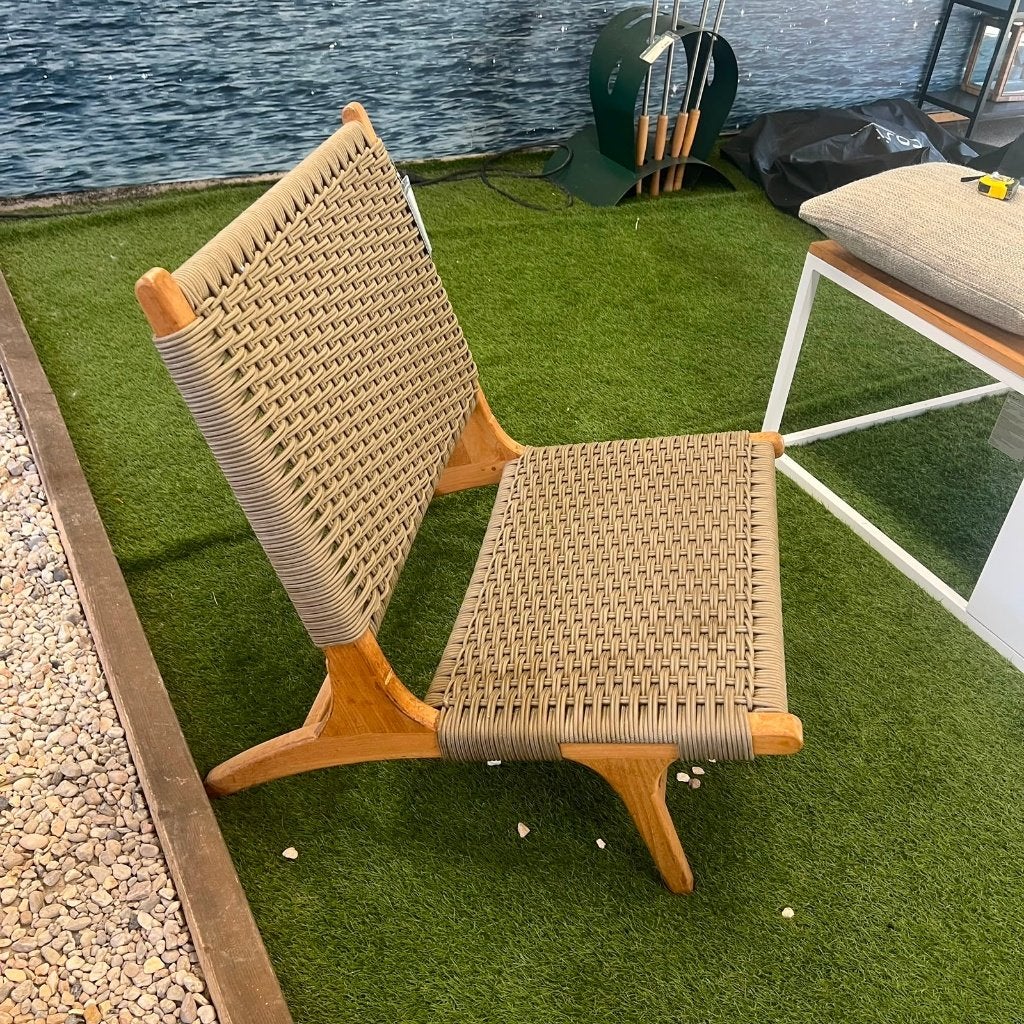 Verdasio Loungestoel | Showroommodel, Tuin en Terras, Tuinstoelen, Ophalen, Gebruikt, Teakhout