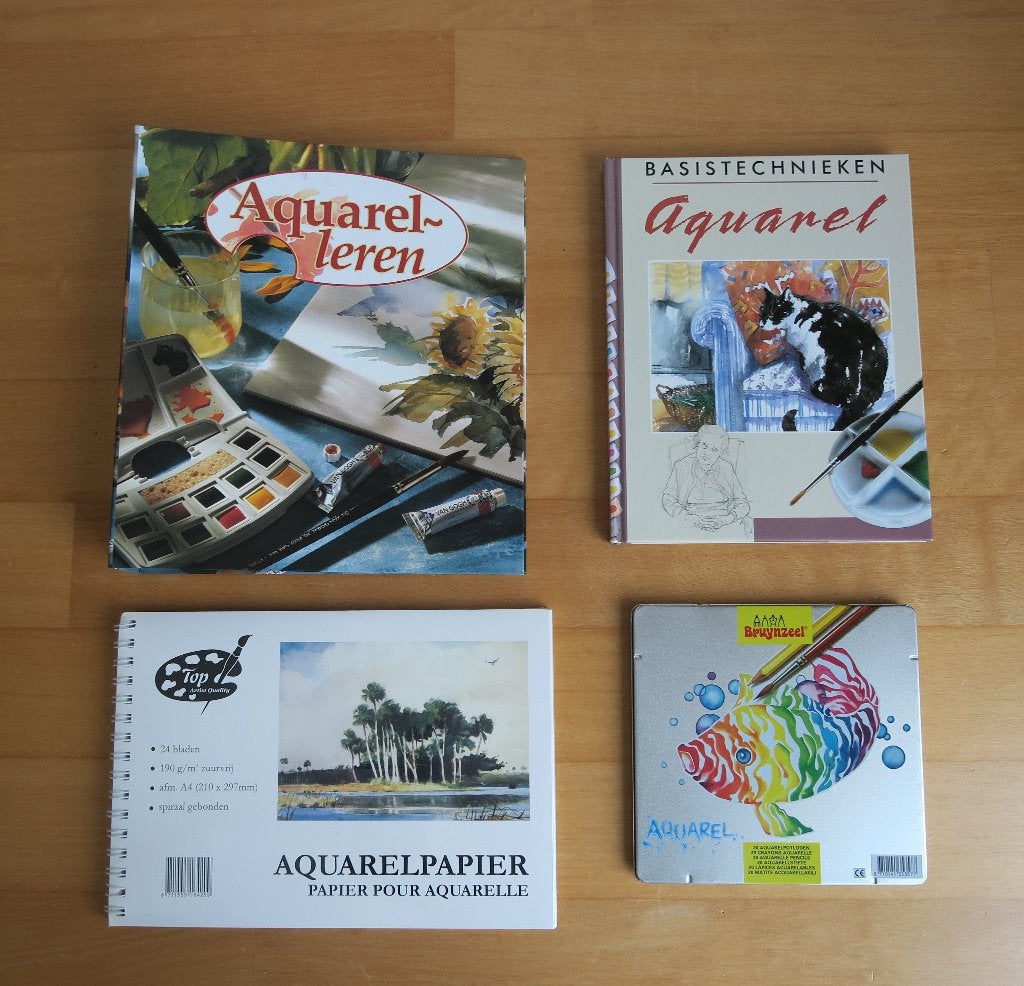 Mooie Aquarel set voor beginners, Ophalen of Verzenden, Zo goed als nieuw, Overige typen