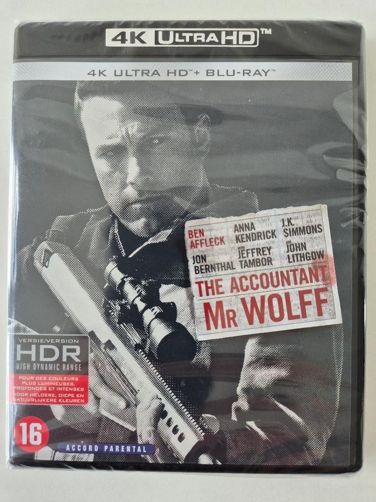 The Accountant - 4K UHD BD, Ophalen of Verzenden, Nieuw in verpakking, Actie